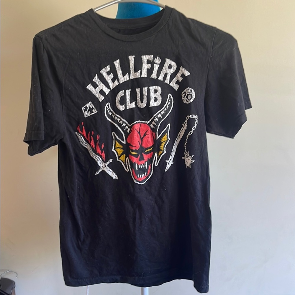 Netflix Black Hellfire Club Graphic Tee